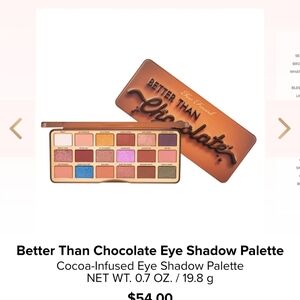 Too faced Better Than Chocolate Eye Shadow Palette